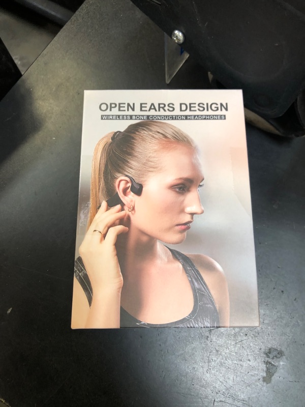Photo 1 of YouthWhisper Bone Conduction Headphones Open-Ear Bluetooth 5.0, IP65 Waterproof Wireless Sport Headset with 8H Playtime, Secure Fit for Running/Cycling/Gym, HD Audio w/Mic (2025 Upgraded)