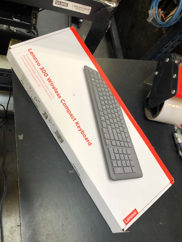 Photo 1 of Lenovo 300 Wireless Keyboard, Black