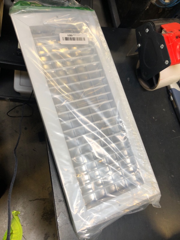 Photo 1 of 16" x 6" Duct Hole Aluminum Single Deflection Adjustable Air Supply Register, Decorative HVAC Vent Cover, Ceiling & Wall AC Deflector, Heating & Cooling Supply with Multi-Shutter Damper – ACLAMINAIRE