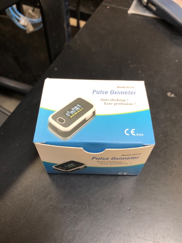 Photo 1 of Pulse Oximeter,OLED Display Oxygen Monitor Fingertip,Blood Oxygen Saturation Monitor(SpO2) with Carrying Case,Silicone Cover