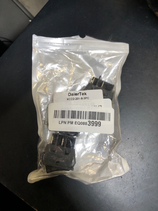 Photo 1 of DaierTek DPST KCD4 Rocker Switch 40A 12V DC 4 Pin 2 Position Switch ON Off Toggle Switch 30A 250V AC 120V T125 KCD2 Boat Rocker Switch -3Pcs
