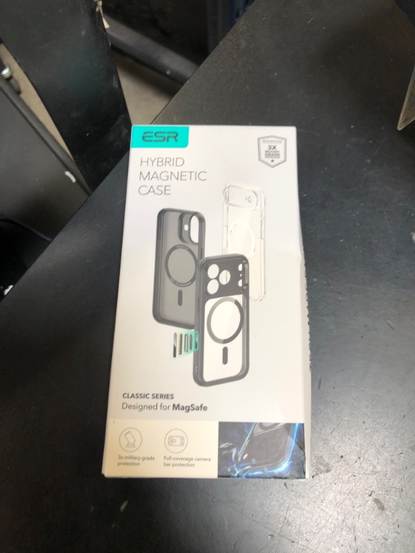 Photo 1 of ESR for iPhone Air Case, Camera Control, Compatible with MagSafe, Shockproof Military-Grade Protection, Magnetic Phone Case for iPhone 17 Air Case, Clear