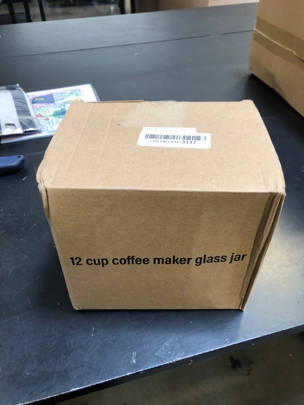 Photo 1 of 12-Cup Glass Coffee Carafe Replacement Pot Compatible with Hamilton Beach FlexBrew 12 Cup Coffee Maker 49902, 49904, 49915, 49905, 49317, 49467, 49611