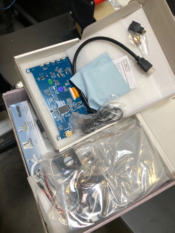 Photo 1 of Makeronics Developer Kit for Jetson Nano -7inch Touch| IMX 219-77 Camera with Case| 64GB Class 10 TF Card with Card Reader | Jetson Nano Acrylic Case for Both A02 and B01