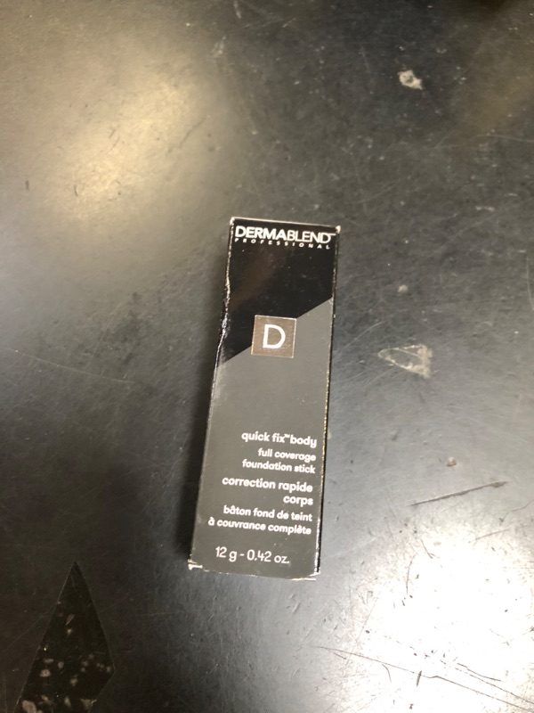 Photo 1 of Dermablend Quick-Fix Body Makeup Full Coverage Foundation Stick, Water-Resistant Body Concealer for Imperfections & Tattoos, 0.42 Oz