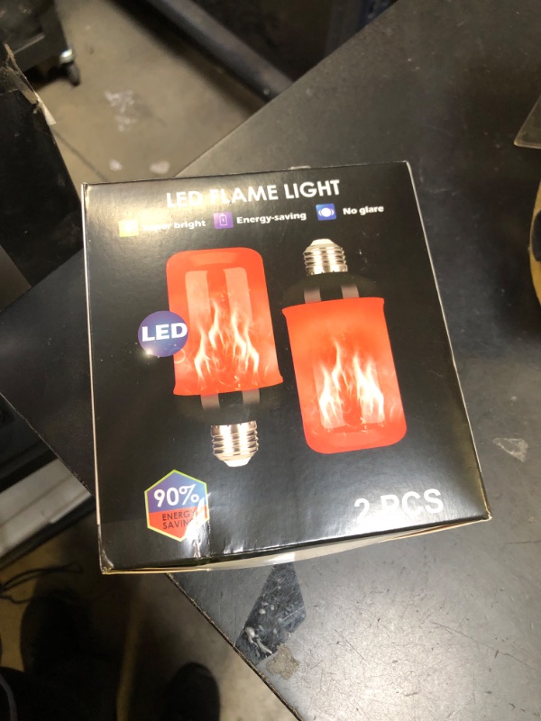 Photo 1 of Bestview LED Flame Effect Light Bulbs,4 Modes Smart E26/E27 Base Flickering Fire Light Bulb with for Halloween, Christmas, Party, Porch, Indoor&Outdoor Home Decoration Lighting (Red 2 Pack)