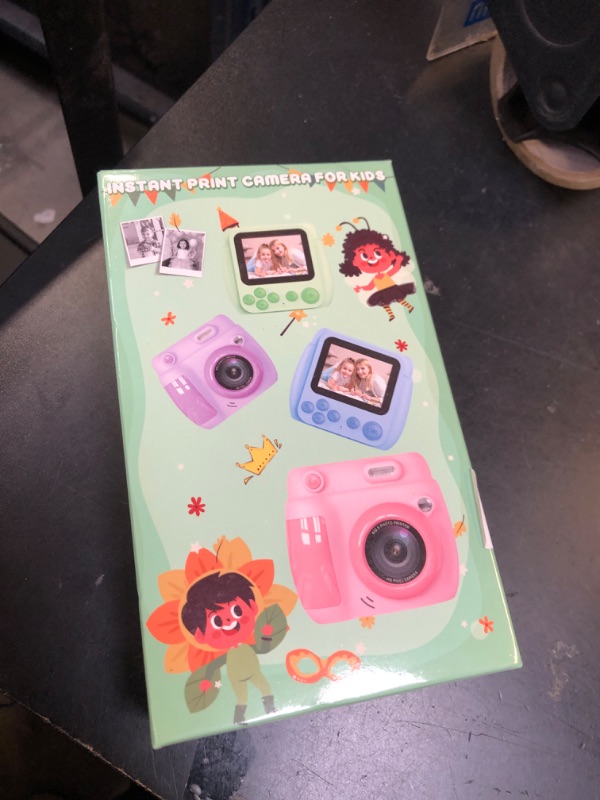 Photo 1 of Kids Camera Instant Print, Christmas Birthday Gifts Toys for 3-10 Year Old Boys Girls, 1080P Video 20MP Toddler Digital Camera with 3 Rolls Paper & 32GB Card - Purple
