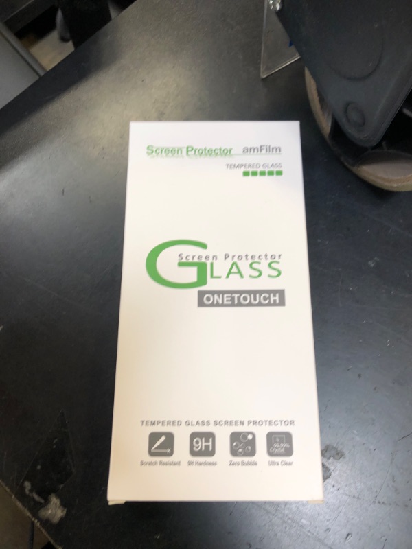 Photo 1 of amFilm OneTouch Screen Protector for iPhone Air 17 6.5" + Camera Lens Protector | Auto-Alignment Install | Bubble Free | 9H Tempered Glass | Shatterproof | FHD Clarity | Case Friendly | 2+2 Pack