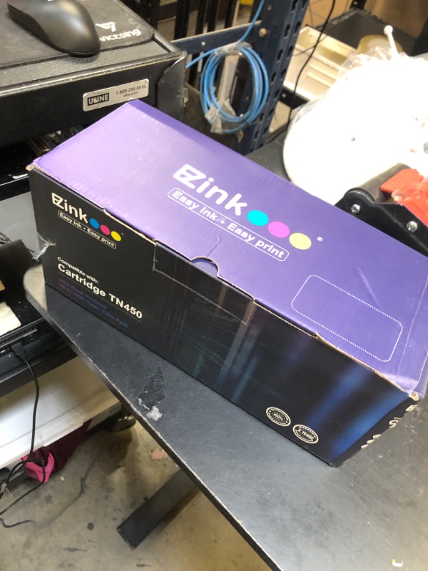 Photo 1 of E-Z Ink Compatible Toner Cartridge Replacement for Brother TN450 TN420 TN-450 TN-420 Compatible with HL-2270DW HL-2280DW HL-2230 MFC-7360N MFC-7860DW DCP-7065DN Intellifax 2840 2940 (2 Black)
