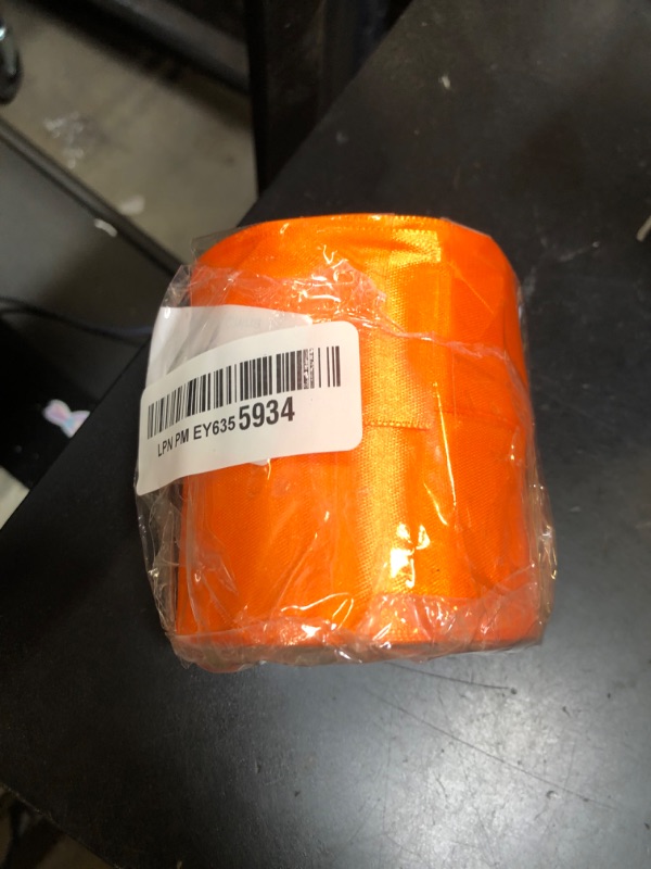 Photo 1 of 1 1/2 Inch Orange Satin Ribbon,50 Yards Orange Ribbon Solid Fabric Ribbon for Gift Wrapping Floral Bouquets Wedding Home Party Decoration