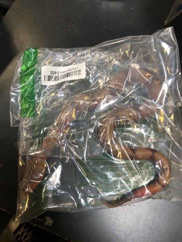 Photo 1 of Gelabur Fake Snakes Prank, Soft Rubber Snake Realistic Keep Birds Away, Fake Snakes Toy - Life-Like Snake Figurine for Pranks, Halloween Decorations, and Educational Purposes
