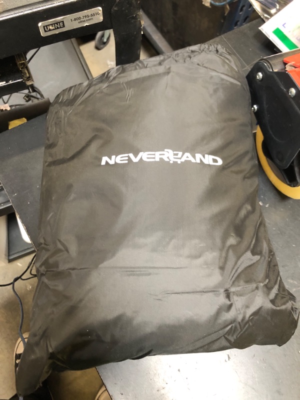 Photo 1 of NEVERLAND Waterproof ATV Cover, Outdoor Heavy Duty Quad Cover Tear-Resistant 4 Wheeler Covers All Weather UV Protection for Polaris Sportsman Yamaha Honda Quad Bike (Silver & Black, XL)