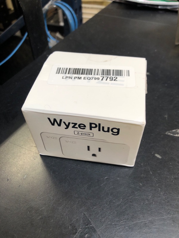Photo 1 of Smart Plug by Wyze Lifestyle, 2.4GHz Smart Home Wi-Fi Plug Outlet Compatible with Alexa, Google Assistant, IFTTT, 15 A, Remote Control, No Hub Required, 2-Pack, Certified for Humans