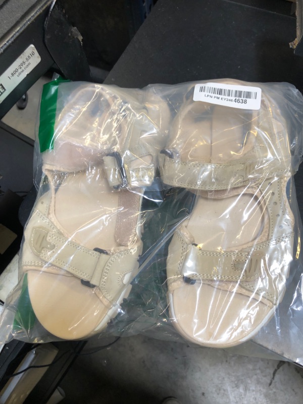 Photo 1 of Harssidanzar Women's Sport Outdoor Sandals Hiking Casual Walking Sandals Strap Open Toe Sport Sandals SL256USA,Beige,Size 8