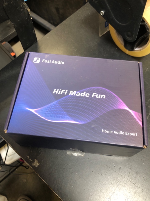 Photo 1 of Fosi Audio Box X1 Phono Preamp for MM Turntable Mini Stereo Audio Hi-Fi Phonograph/Record Player Preamplifier with 3.5MM Headphone and RCA Output with DC 12V Power Supply