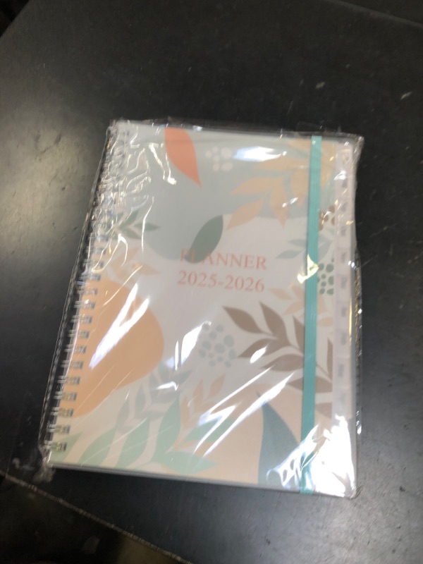 Photo 1 of 2026 Planner - Weekly & Monthly Planner Runs January 2026 to December 2026, 6.25" x 8.25", 12 Monthly Tabs, 14 Notes Pages, Inner Pocket, Flexible Cover with Twin-Wire Binding, Planners 2026