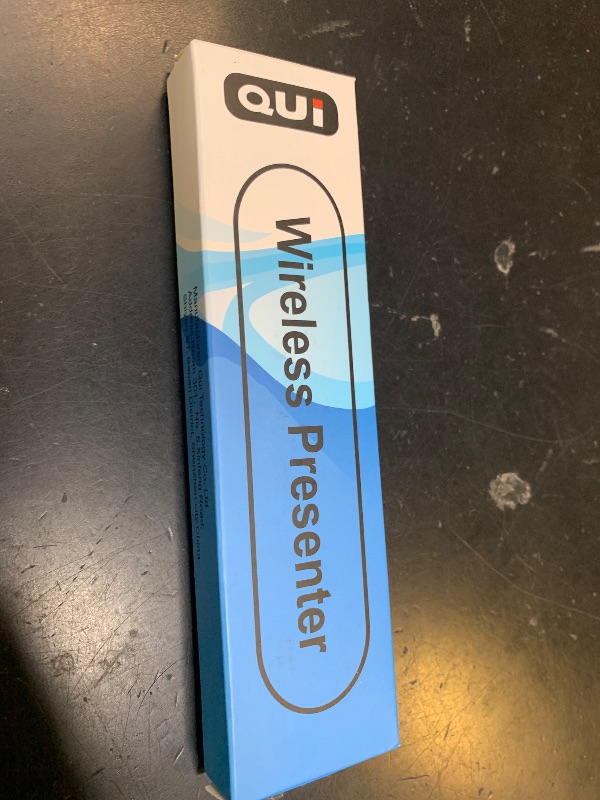 Photo 1 of QUI Presentation Clicker for PowerPoint, RF 2.4GHz USB Wireless Presenter Remote with Volume Control, PowerPoint Clicker Slide Advancer for Mac, Windows, Laptop, Keynote