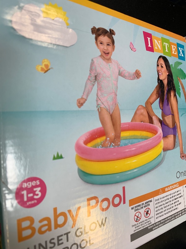 Photo 1 of Intex Sunset Glow Baby Pool (34 in x 10 in)