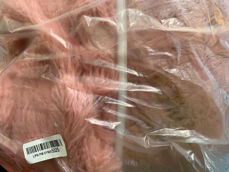 Photo 1 of Lotus Karen Fluffy Comforter Cover Set-Rabbit Fluff Faux Fur Duvet Cover Full Size,Old Pink Plush Fuzzy Furry Bedding Sets 3Pieces(1 Duvet Cover & 2 Pillow Shams),Zipper Closure