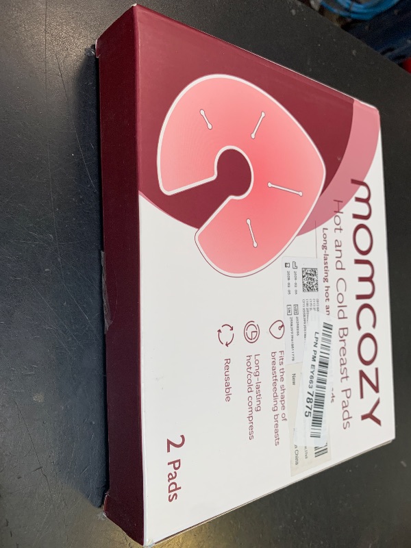 Photo 1 of Momcozy Larger Breast Therapy Packs, Hot and Cold Breast Pads with 2 Soft Covers, Breastfeeding Essentials?2 Pack?Pink