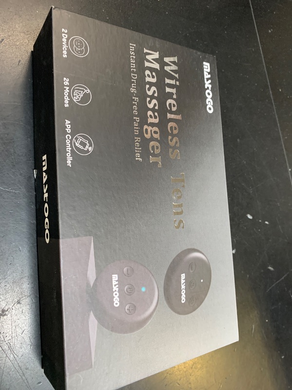 Photo 1 of MASTOGO Wireless TENS Unit, Dual Host Muscle Stimulator with APP Control Up to 26 Modes, for Pain Relief, Portable and Rechargeable TENS Unit Muscle Stimulator