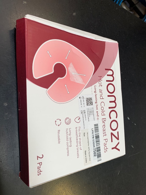 Photo 1 of Momcozy Larger Breast Therapy Packs, Hot and Cold Breast Pads with 2 Soft Covers, Breastfeeding Essentials?2 Pack?Pink