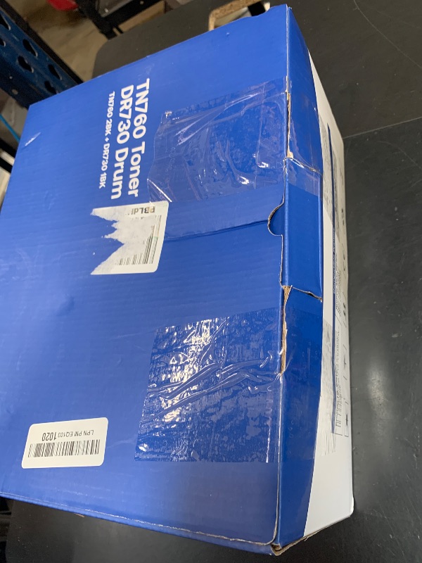 Photo 1 of TN760 Toner Cartridge and DR730 Drum Unit Replacement for Brother TN 760 TN-760 TN730 DR-730 to use with MFC-L2710DW MFC-L2750DW HL-L2370DW DCP-L2550DW Printer (2 Toners, 1 Drum Unit, 3 Pack)