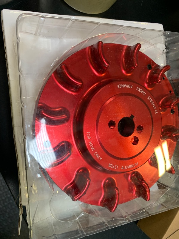 Photo 1 of Speedway Billet Aluminum Flywheel For Predator 212cc Hemi Only,Advance timing of approximately 32 Degrees Red