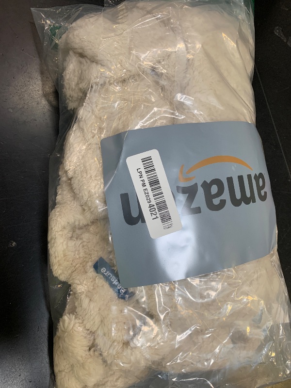 Photo 1 of Bedsure Dog Blankets for Small Dogs Washable - Fluffy Fuzzy Cat Puppy Blanket with Premium 300GSM Coral Fleece Soft for Pet Kitten Doggy, White, 25x35IN