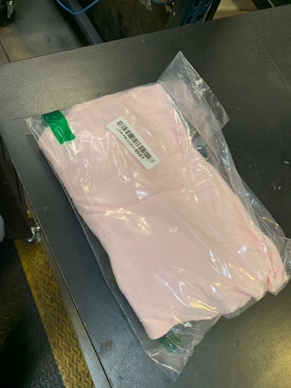 Photo 1 of MathCat Seamless Workout Tank Top for Women with Built in Bra, Padded Racerback Athletic Yoga Camisole, Sleeveless Gym Shirts Light Pink
