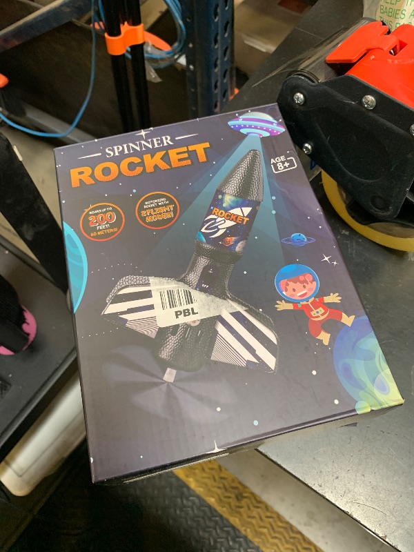Photo 1 of Rocket Launcher for Kids, Self Launching Motorized Air Rocket Toy, Outdoor Toys for Ages 8-12, Model Rockets with Parachute Safely Land, Spaceship Launch up to 200 ft Birthday Gifts for Boys