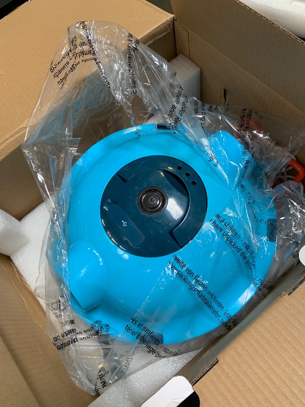 Photo 1 of OUCAXIA Y10 Cordless Robotic Pool Cleaner Automatic Vacuum - 90 Mins Runtime, Powerful Suction, Self-Parking, Lightweight for Above/Inground Pools Up to 65ft/1100 Sq.Ft (Blue)