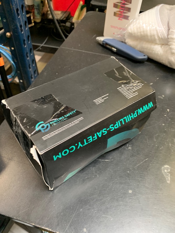 Photo 1 of Radiation Safety Glasses Model T9559 Lead Glases with .75mm Pb Protective Lenses and .50mm Pb Eq Side Shields in Stylish Nylon Frame (Teal)