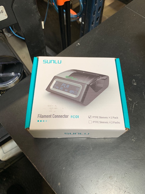 Photo 1 of SUNLU Filament Connector, Filament Joiner Includes 800 PTFE Sleeves, Thread Splicer for 3D Printing Supplies Fast Heating Up to 240°C Compatible with 1.75mm PLA, PCL, ABS, PETG, PA/PC