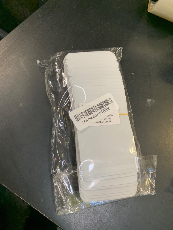 Photo 1 of 100 Pack Resealable Packaging Bags for Small Business Double-Sided Color Smell Proof Bags for Food Storage Flat Bags (White, 2.7" x 3.8")