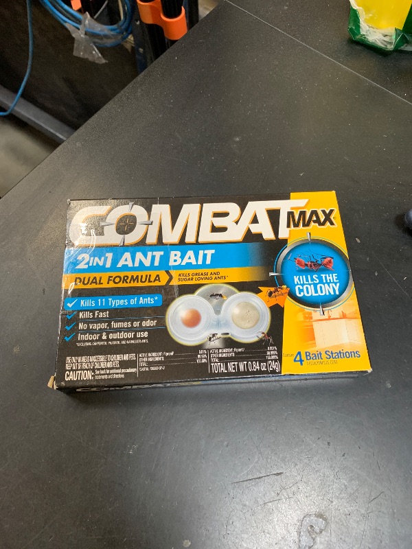Photo 1 of Combat Max 2 in 1 Ant Bait Station, 4 Count