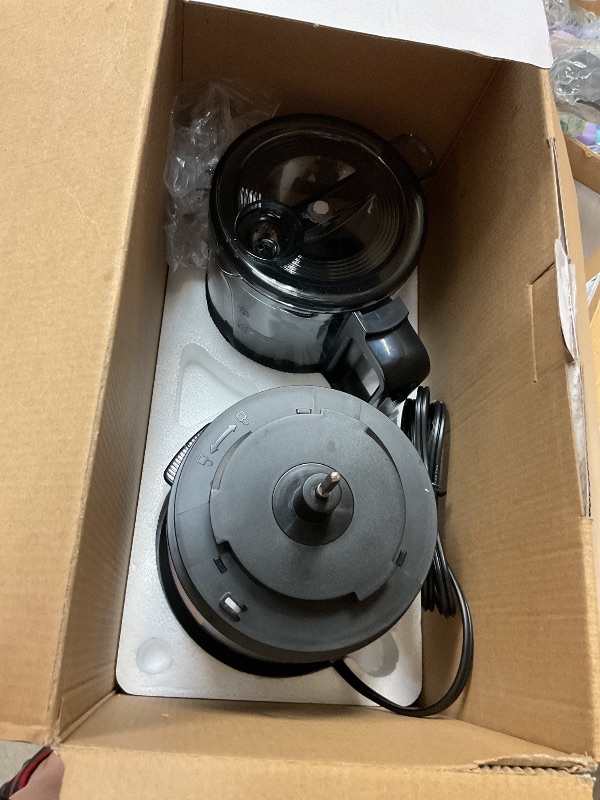 Photo 1 of SEE NOTES PICTURE……TWOMEOW Food Chopper, 4 Cup Fast Food Processor, Electric Meat Grinder with 2 Speed, 4 Stainless Steel Blades, and Whisk, 400W Power for Chopping, Mixing, Emulsifying, Puree and Whisking, BPA-Free