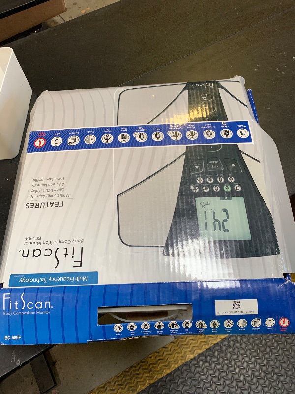 Photo 1 of TANITA BC-585F FitScan - Japan Technology Multi-Frequency Body Composition Monitor - Smart Digital InBody Scale with Fat, Muscle Mass, BMI, Caloric Intake, Metabolism, and Visceral Fat Tracker