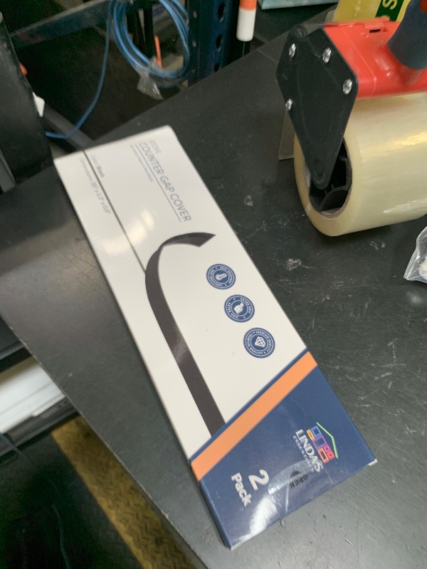 Photo 1 of Linda’s Essentials Silicone Stove Gap Covers (2 Pack), Heat Resistant Oven Gap Filler Seals Gaps Between Stovetop and Counter, Easy to Clean Stove Gap Guard (25 Inches, Black)
