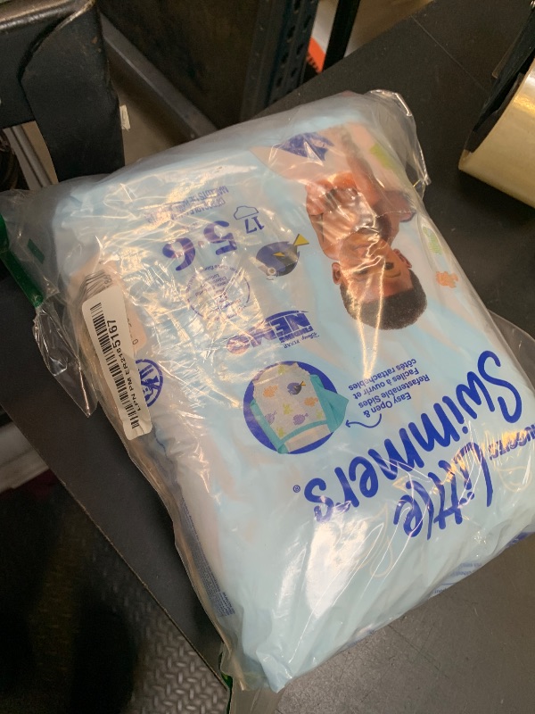 Photo 1 of Huggies Little Swimmers Disposable Swim Diapers, Size 5-6 (32+ lbs), 17 Ct