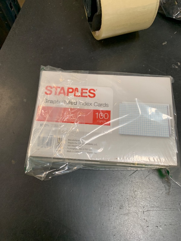 Photo 1 of 100 PCS INDEX CARDS 