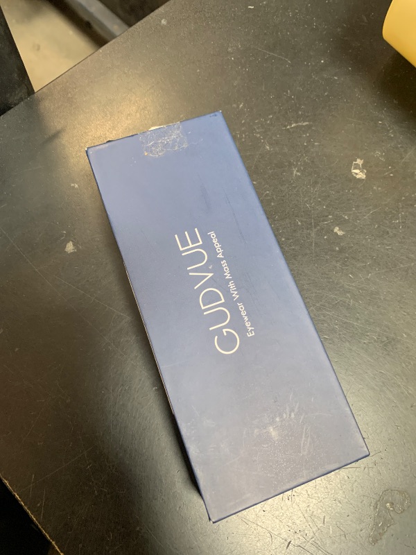 Photo 1 of GUDVUE Oversized Blue Light Glasses, Computer Reading/Gaming/Phones Glasses, Anti Glare/UV400/Eye Strain, Large Square Frame, Brown/Golden