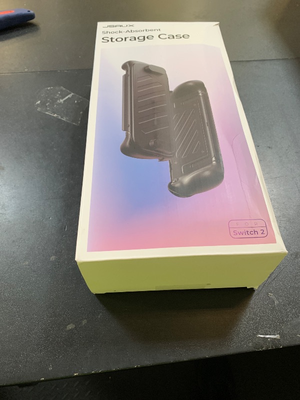 Photo 1 of JSAUX Split Protective Case for Nintendo Switch 2, TPU Middle Frame & PC Front Cover, Non-Slip Ergonomic Grip, Storage for 10 Game Cards, Supports Stand Use, Shock Absorption & Anti-Scratch-PC0114