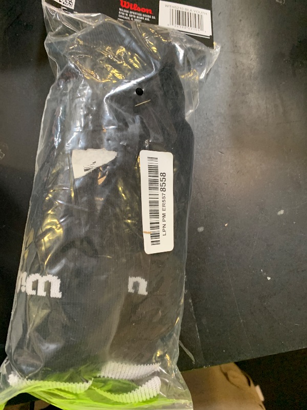 Photo 1 of Wilson Soccer Sock Shin Guards - Youth Size, Black