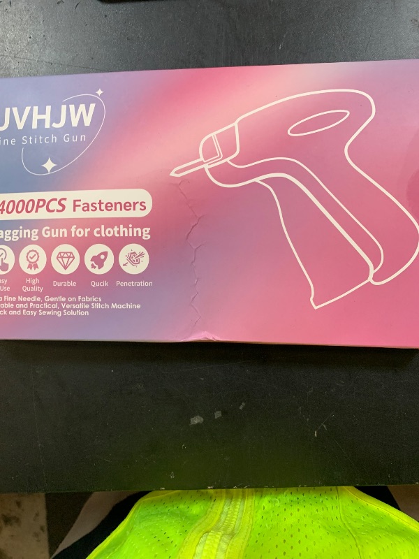 Photo 1 of Stitch  For Clothing, Stitchy Gun Quick Clothes Fixer, Dress Tagging Gun-Includes 2,000 Black Fasteners & 2,000 White Fasteners & 6 Needles