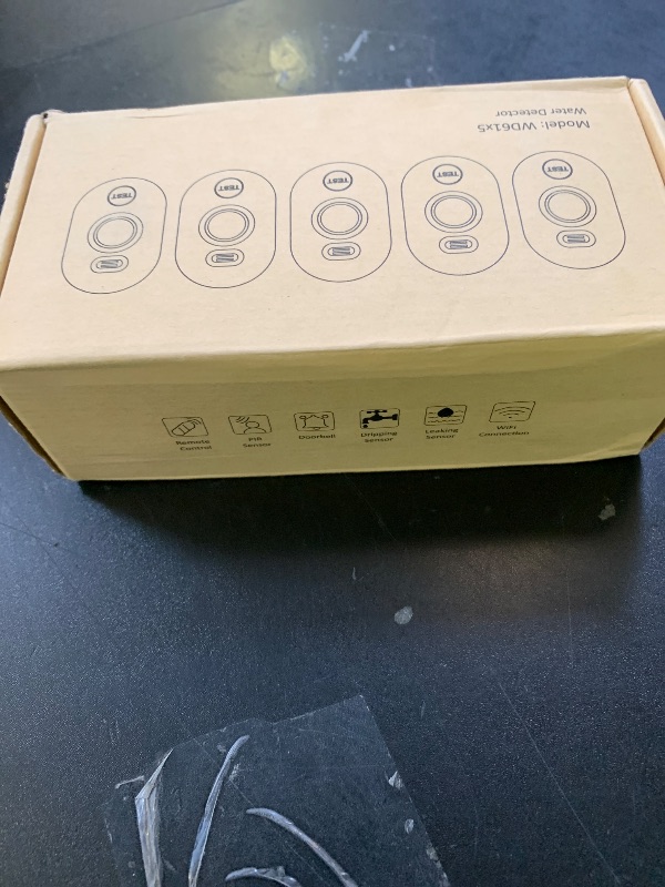 Photo 1 of 5 Pack Water Leak Detectors for Home, 100dB Water Sensor Alarm for Basement, WD60 Flood Leakage Detection Devices for Pipe/Drain/Sink/Faucet Drip,Floor Flooding in Bathroom/Kitchen/Toilet/Laundry Room