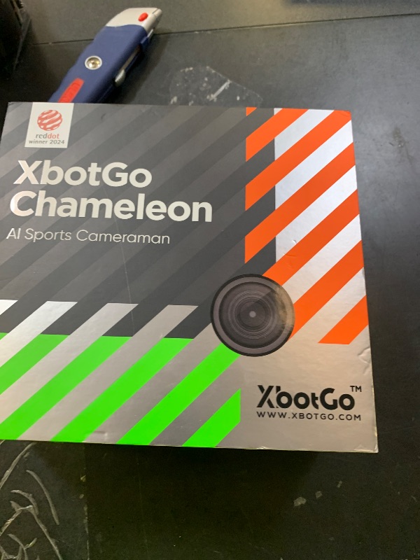 Photo 1 of XbotGo Chameleon AI Auto Sports Action Camera - 4K 60FPS Soccer Camera and Basketball Tracking Camera for Team Sports, Live Streaming, No Subscription, Works with iOS & Android (Lava Graphite)