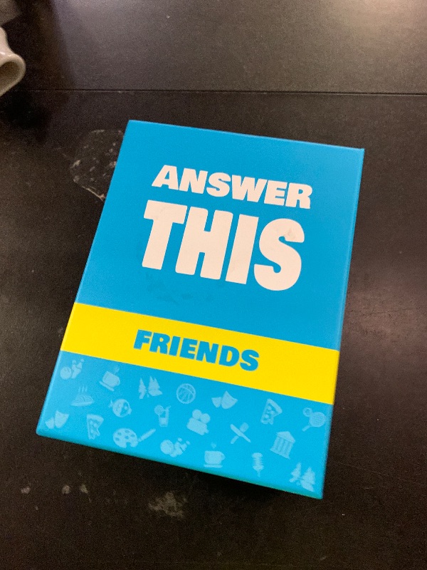 Photo 1 of Answer This - Friends - How Well Do You Know Your Family & Friends? - Fun Party Card Game for Teens & Adults - Great Conversation Starter