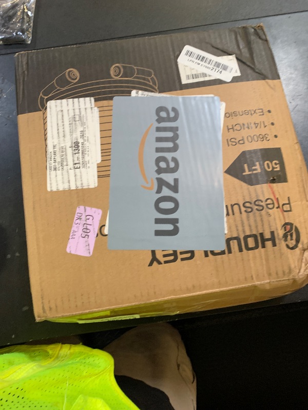 Photo 1 of Hourleey Pressure Washer Hose 50 FT, 3600 PSI Flexible Kink Resistant Power Washer Hose Replacement, 1/4" Quick Connect Pressure Hose Extension, Green