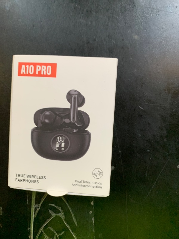 Photo 1 of Sisism A10 Pro Wireless Earbuds, Bluetooth 5.3 Headphones HiFi Stereo 50H Playback LED Digital Display Ear Buds with ENC Noise Canceling Headset, IPX7 Waterproof Earphones for Gym/Running/Work
